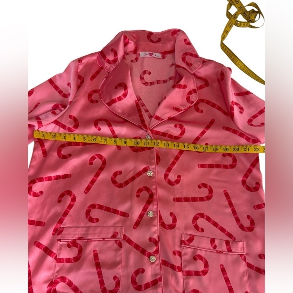 Buddy Love Pink Candy Cane Pajama Set - Picture 15 of 16